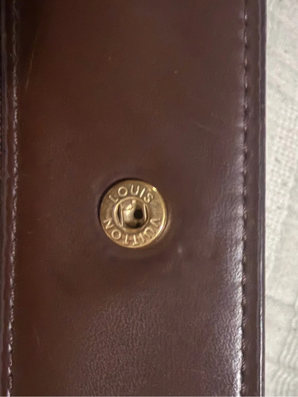 Louis Vuitton Brown Damier Canvas compact Wallet